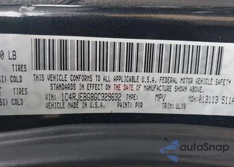 2016 Jeep Grand Cherokee Limited z USA, uszkodzony, nr VIN 1C4RJEBG8GC329632